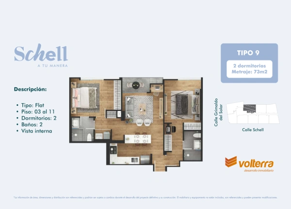 Modern 2BR in Miraflores