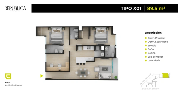 Authentic 1 BR in Miraflores